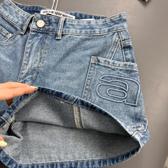 Irregular pocket shorts