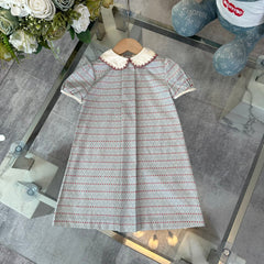 Doll neck dress