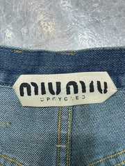 Fake Pocket Lettering Embroidered Patch Shorts