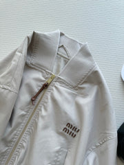 Micro Logo Zip-Up Jacket