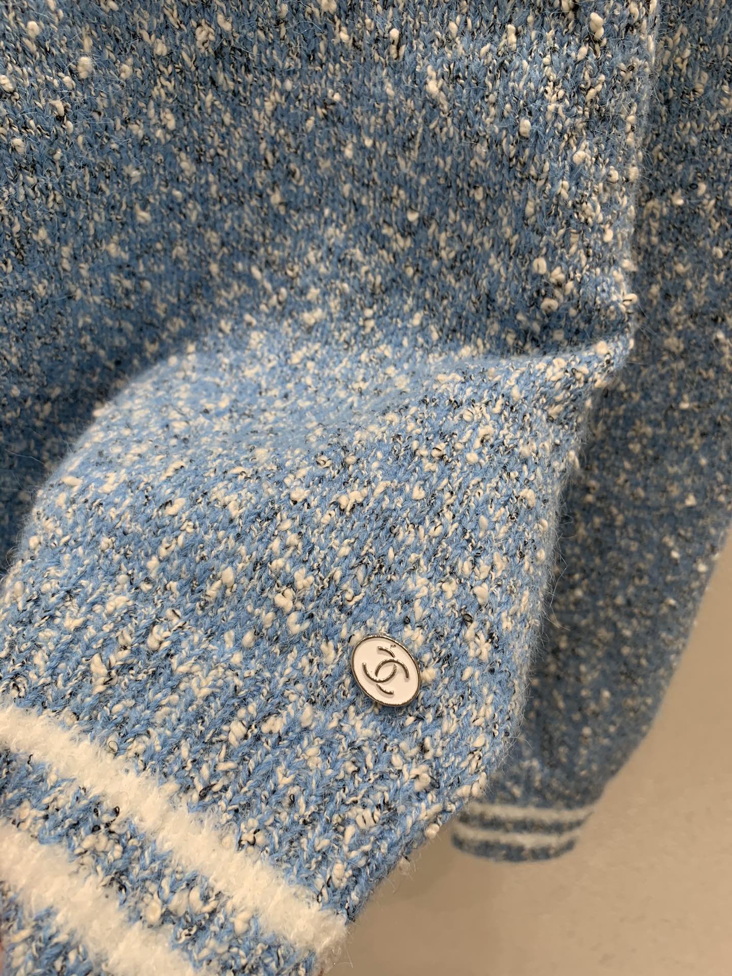 Woven Knit Crew Neck Sweater