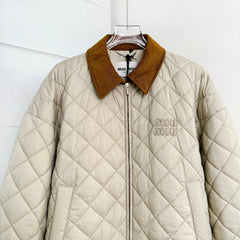 rhombus cotton jacket