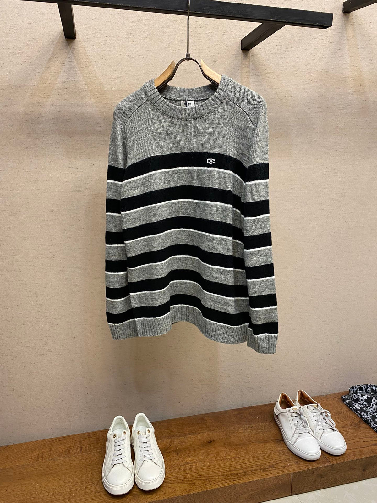 Striped wool sweater