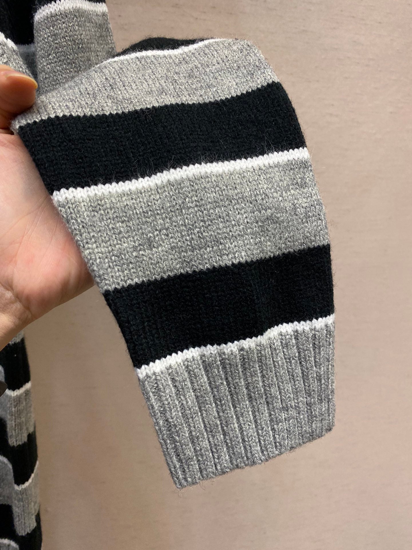 Striped wool sweater