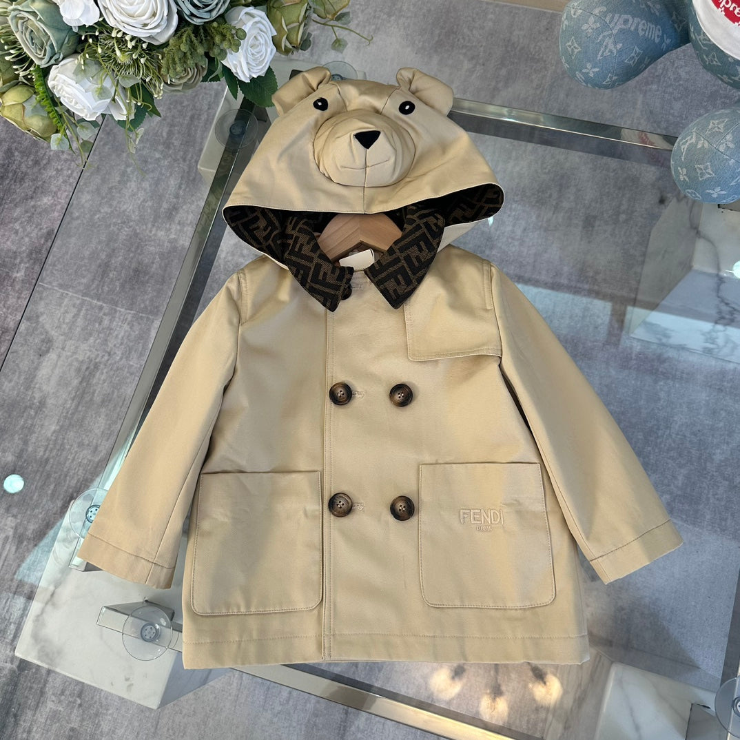 Bear Cartoon Windbreaker