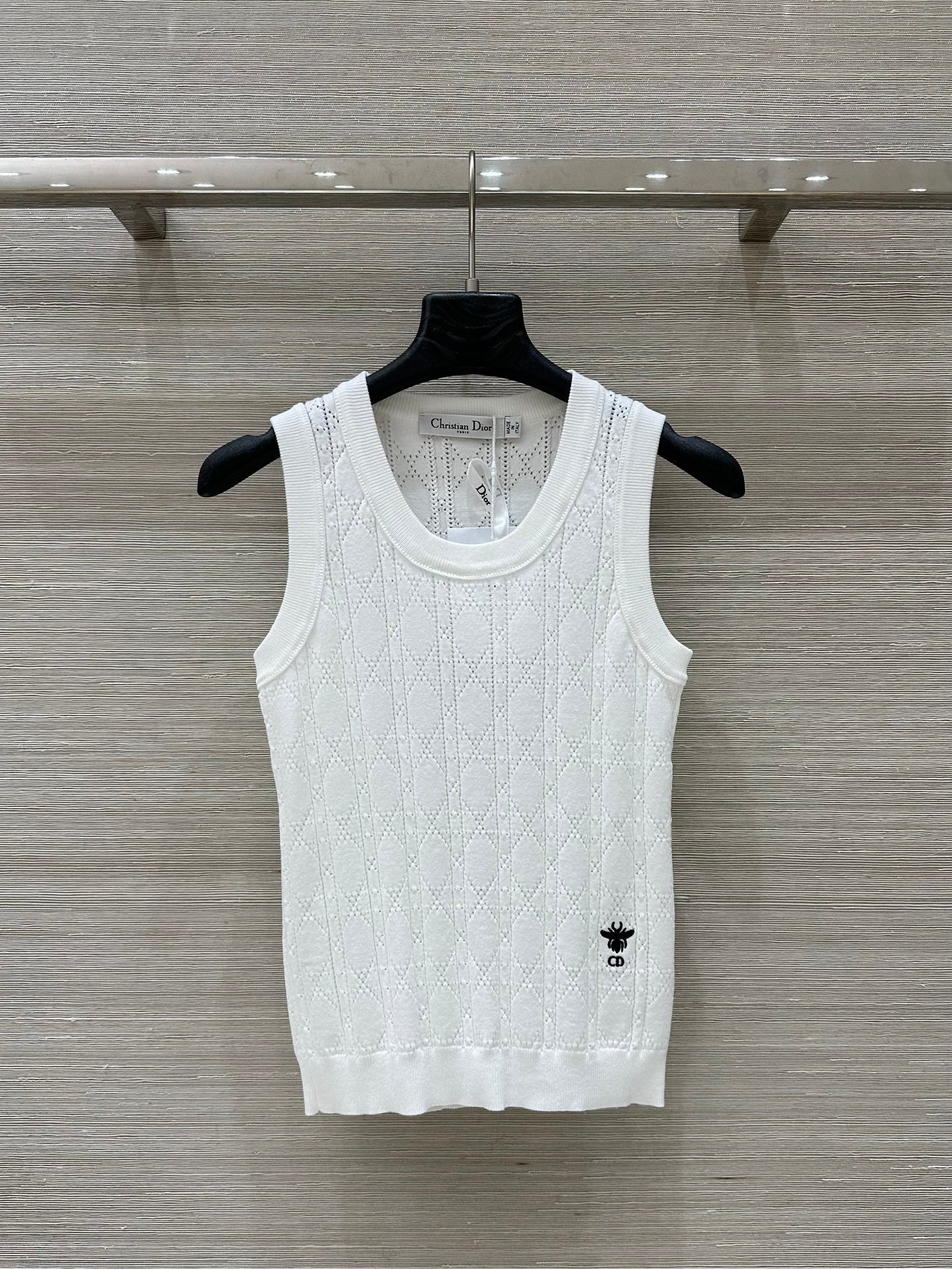 Celebrity style hollow polo short-sleeved vest