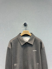 Preppy style fake two piece coat