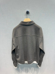 Preppy style fake two piece coat