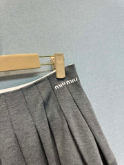 Preppy pleated skirt