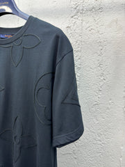 Chain embroidery short sleeves