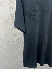 Chain embroidery short sleeves