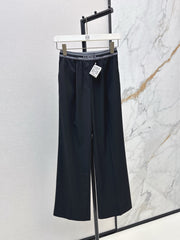 Elastic waist trousers