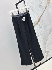 Elastic waist trousers