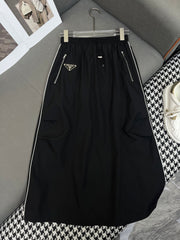 Short-sleeved top + skirt set