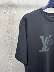 Sequin letter short sleeves