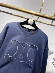 Casual lazy sweater + shorts set