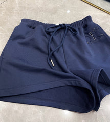 Casual lazy sweater + shorts set