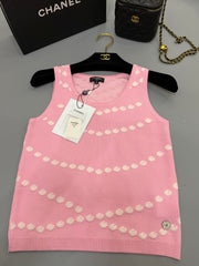 Polka dot vest