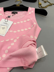 Polka dot vest
