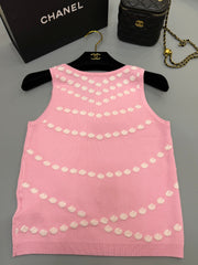Polka dot vest