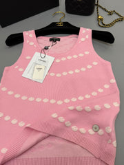 Polka dot vest