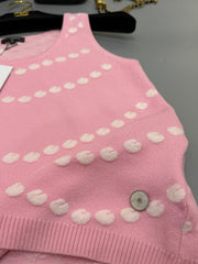 Polka dot vest