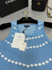 Polka dot vest
