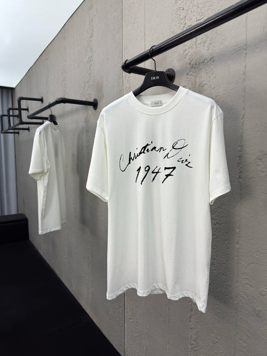 Signature flocked short sleeves
