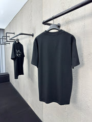 Signature flocked short sleeves