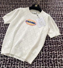 Medal design knitted short sleeves