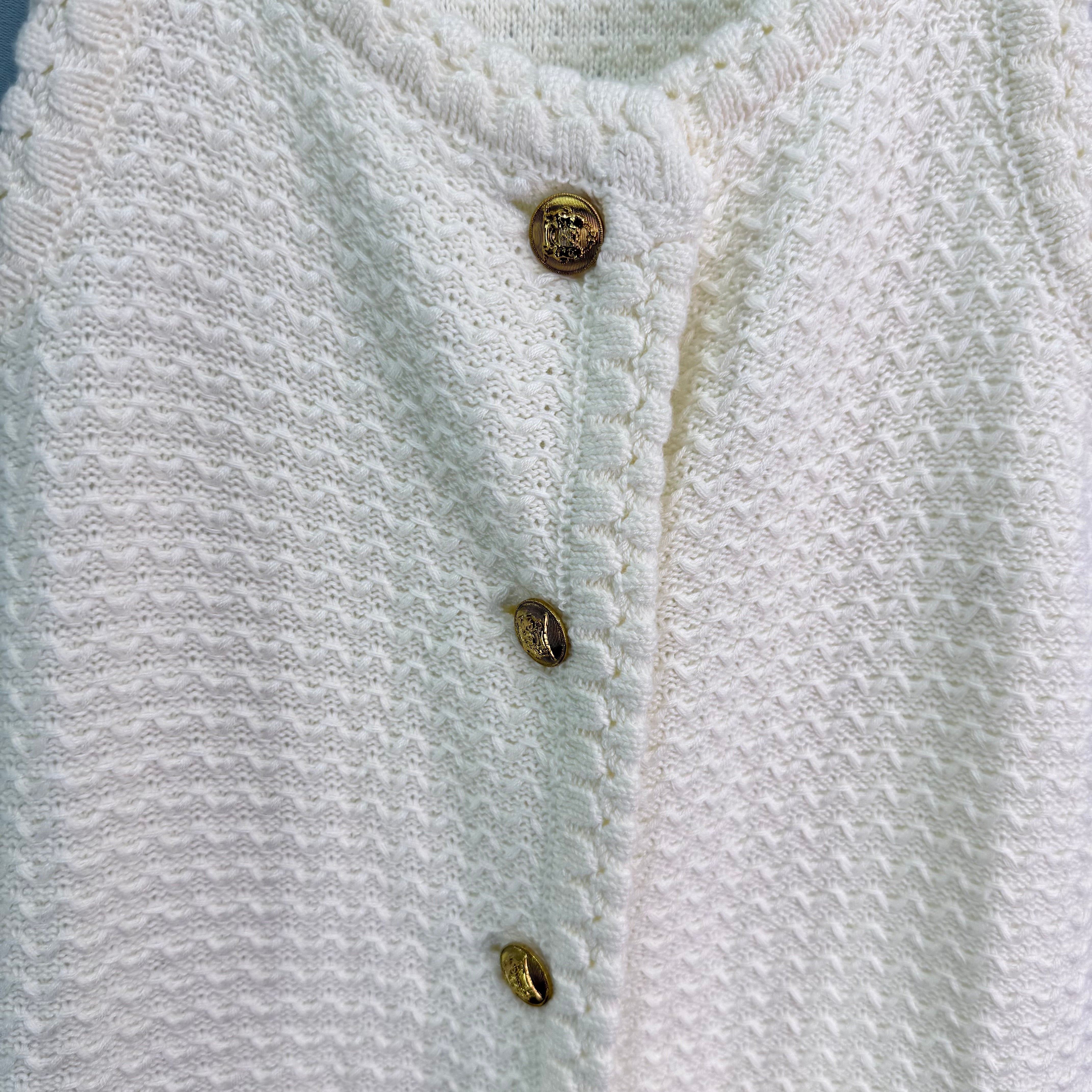 Crochet knitted vest dress