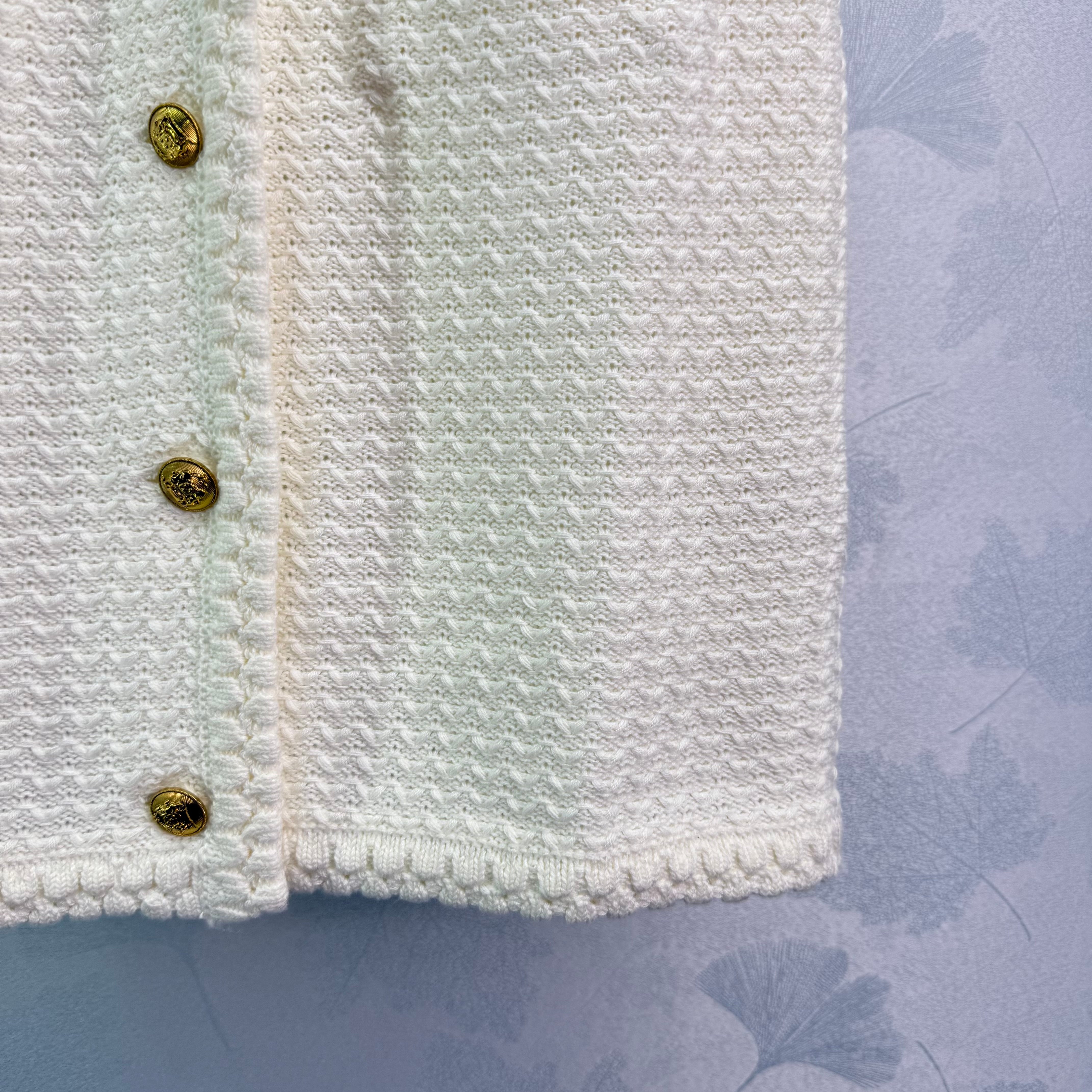 Crochet knitted vest dress
