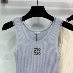 classic logo embroidered vest