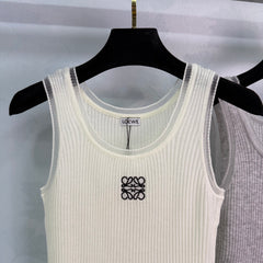 classic logo embroidered vest
