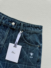Raglan denim shorts