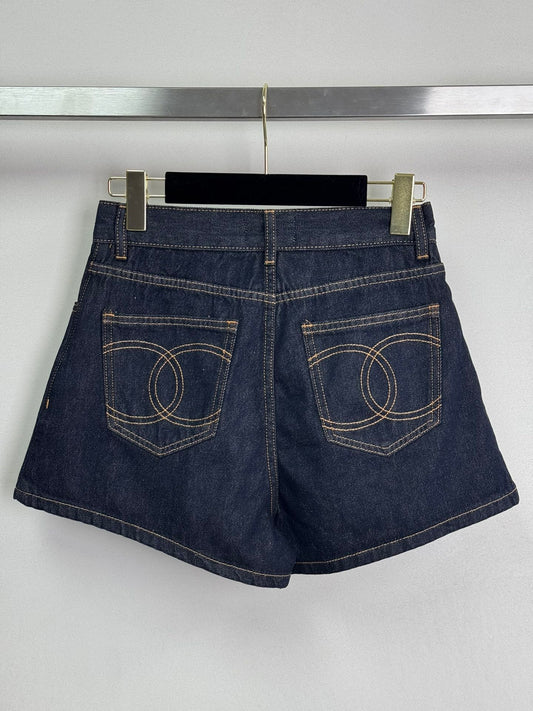 New denim shorts