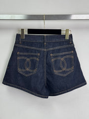 New denim shorts