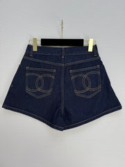 New denim shorts