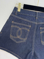 New denim shorts