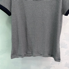 Striped round neck short sleeves