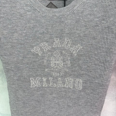 Long knitted short sleeves
