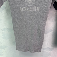 Long knitted short sleeves