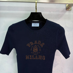 Long knitted short sleeves
