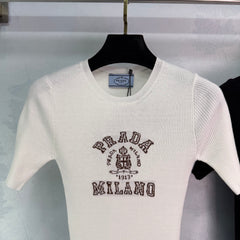 Long knitted short sleeves