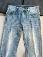 Pocket print jeans