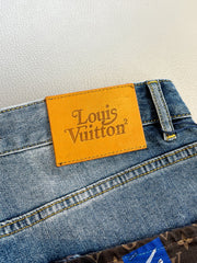 Pocket print jeans