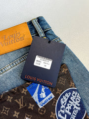 Pocket print jeans