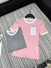Short-sleeved knitted