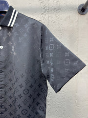 Jacquard full-print POLO shirt