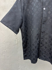Jacquard full-print POLO shirt